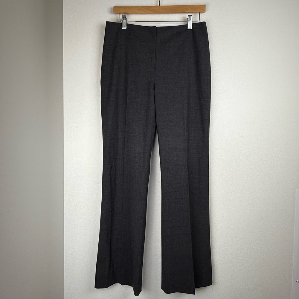 MM Lafleur Gray Melange The Clooney Trouser Pants Tropical Wool - Picture 3 of 12